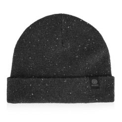 Męska wywijana czapka zimowa WINTER BETLEWSKI® szary. Szare czapki i kapelusze męskie na zimę, bez wzorów. Za 24.60 zł.