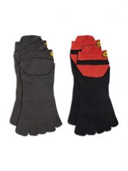Vibram Fivefingers Skarpety krótkie No Show S21N35P Szary. Szare skarpety damskie Vibram Fivefingers, bez wzorów, z materiału. Za 109.99 zł.