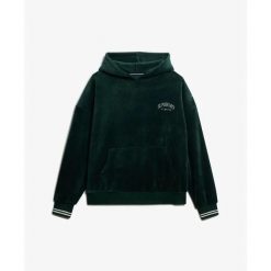 Bluza damska z kapturem Superdry Country Club. Zielone bluzy damskie Superdry., bez wzorów, z kapturem. Za 349.55 zł.