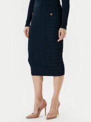 Guess Spódnica ołówkowa W5YD66 Z0130 Zielony Slim Fit. Zielone spódnice damskie Guess, s, z aplikacjami, z wiskozy, ołówkowe. Za 379.99 zł.