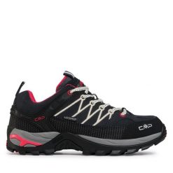 Trekkingi CMP. Czarne obuwie sportowe damskie CMP, bez wzorów, trekkingowe. Za 269.99 zł.