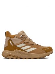 Adidas Trekkingi Terrex Anylander Leather Mid Climaproof Hiking Shoes KH8876 Brązowy jasny. Brązowe trekkingi męskie Adidas, trekkingowe, climaproof (adidas). Za 479.99 zł.