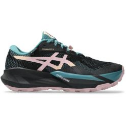 Buty do biegania damskie Asics Trabuco 14. Czarne obuwie sportowe damskie Asics, bez wzorów, z materiału, do biegania. Za 1,075.00 zł.