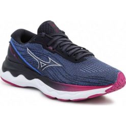 Buty Skechers Wave Skyrise 3 J1GD220904 niebieskie. Niebieskie obuwie sportowe damskie bez wzorów, z gumy, do biegania. Za 667.75 zł.