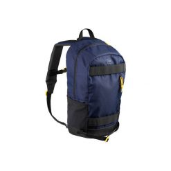 Plecak SKATE MID 23 L granatowo-żółty. Niebieskie plecaki damskie OXELO, z materiału. Za 69.99 zł.