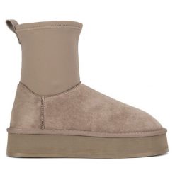 Śniegowce Jenny Fairy. Brązowe śniegowce i trapery damskie Jenny Fairy. Za 199.99 zł.