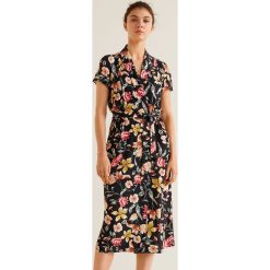 Mango - Sukienka Gracia. Szare sukienki damskie Mango, w paski, z materiału, casualowe, z krótkim rękawem. Za 199.90 zł.