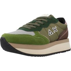 Buty SUN68 BIG ALLY SOLID Zielony. Zielone obuwie sportowe damskie SUN68, trekkingowe. Za 288.99 zł.