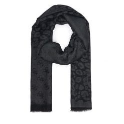 Szal Guess. Czarne szaliki i chusty damskie Guess, z aplikacjami. Za 234.99 zł.
