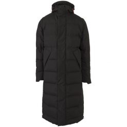Puffer long Winter Rain Jacket. Czarne kurtki męskie AGU, m, bez wzorów, z puchu, bez kaptura. Za 1,721.80 zł.