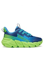 Geox Sneakersy J Flexyper Fast Boy J46N1A 02A9J C4378 S Niebieski. Niebieskie buty sportowe chłopięce Geox, bez wzorów, z materiału, bez zapięcia. Za 269.99 zł.