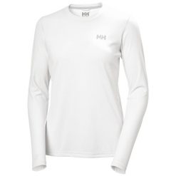 Damska koszulka z długim rękawem Helly Hansen Lifa Active Solen. Białe t-shirty damskie Helly Hansen, s, bez wzorów, bez kołnierzyka. Za 360.00 zł.