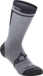 Alpinestars Skarpetki ALPINESTARS WINTER THERM SOCKS 17, gray black Rozmiar: L. Czarne skarpety męskie Alpinestars, bez wzorów. Za 146.38 zł.