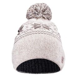Czapka męska zimowa Hi-Tec Pascal - biała. Białe czapki i kapelusze męskie Hi-tec, na zimę, bez wzorów, z materiału, klasyczne. Za 44.99 zł.