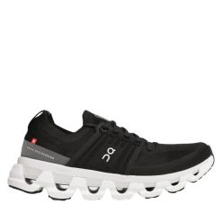 Buty do biegania męskie On Cloudswift 3. Czarne buty sportowe męskie On Running, z materiału, bez zapięcia, do biegania. Za 881.00 zł.