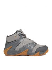 SHAQ Buty do koszykówki C-DEVASTATOR AQ95010B-V Szary. Szare buty sportowe chłopięce Shaq, bez wzorów, ze skóry, bez zapięcia, do koszykówki. Za 229.99 zł.