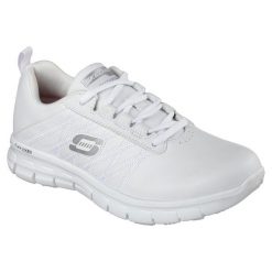 Buty sportowe Sneakersy damskie, Skechers Sure Track-Erath. Białe obuwie sportowe damskie Skechers, bez wzorów, trekkingowe, Skechers Sport. Za 339.99 zł.