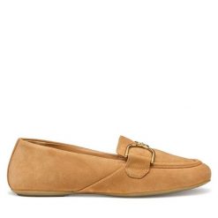 Loafersy Geox. Brązowe mokasyny damskie Geox. Za 339.99 zł.