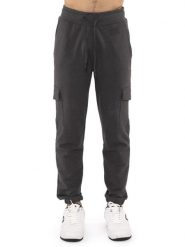 Spodnie dresowe oddychający oddychający z bawełna z elastyczny pas na co dzień. Szare spodnie sportowe męskie LEONE 1947 APPAREL, l, bez wzorów, z bawełny, na fitness i siłownię. Za 273.65 zł.