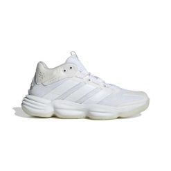 Damskie buty halowe adidas Courtstabil. Białe obuwie sportowe damskie Adidas, bez wzorów, z gumy, do koszykówki. Za 549.60 zł.