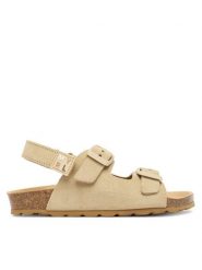 Mayoral Sandały 43803.89 Beżowy. Brązowe sandały chłopięce Mayoral, ze skóry, bez zapięcia. Za 229.99 zł.