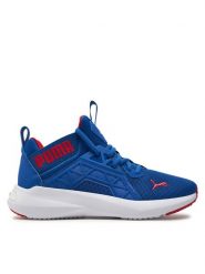 Puma Sneakersy Softride Enzo NXT Jr 195569 26 Granatowy. Niebieskie buty sportowe chłopięce Puma, bez wzorów, z materiału, bez zapięcia. Za 219.99 zł.