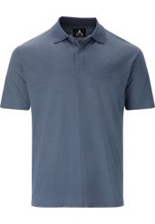 Koszulka polo męska Whistler Vale. Niebieskie koszulki polo męskie Whistler, l, bez wzorów, z elastanu, bez kołnierzyka, bez ramiączek. Za 85.99 zł.