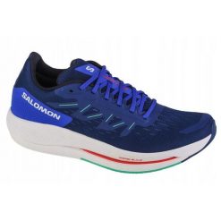 Trampki Męskie Bieganie Spectur. Niebieskie trampki męskie Salomon, bez wzorów, z gumy, klasyczne, bez zapięcia. Za 607.99 zł.