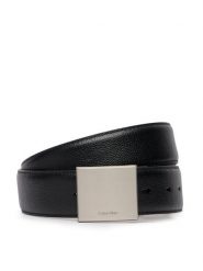 Calvin Klein Pasek Dress Plaque Pebble 35Mm Adj LV04D7080G Czarny. Czarne paski damskie Calvin Klein, bez wzorów, ze skóry. Za 289.99 zł.