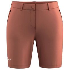 Damskie spodenki kompresyjne Salewa Puez Talvena DST. Brązowe szorty damskie Salewa, na lato, m, bez wzorów, z materiału, klasyczne, z standardowym stanem. Za 338.00 zł.