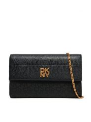 DKNY Torebka R445FI72 Czarny. Czarne torebki do ręki damskie DKNY, bez wzorów, ze skóry, wizytowe, bez dodatków. Za 389.99 zł.