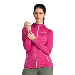 Damska bluza techniczna Kilpi SEVELEN-W. Czerwone bluzy sportowe damskie Kilpi, xs, bez wzorów, bez kaptura, trekkingowe. Za 267.13 zł.