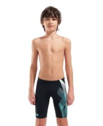 Spodenki Pływackie Chłopięce Arena Sea Water Swim Jammer. Czarne kąpielówki dla chłopców Arena, bez wzorów, z materiału, eleganckie. Za 195.49 zł.