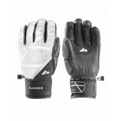 Rękawiczki pięciopalczaste Zanier X-Treme.XGX. Białe rękawiczki damskie Zanier, na zimę, bez wzorów, sportowe. Za 799.99 zł.