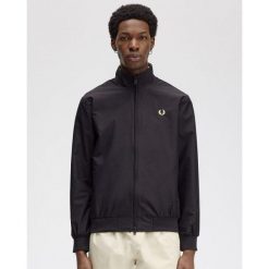 Kurtka Fred Perry J2660fp Czarna. Czarne kurtki męskie Fred Perry, m, bez wzorów, z tkaniny, bez kaptura. Za 808.55 zł.