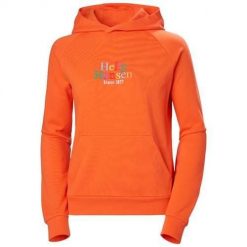 Bluza sportowa damska Helly Hansen Core Graphic. Brązowe bluzy sportowe damskie Helly Hansen, s, bez wzorów, z kapturem. Za 502.00 zł.