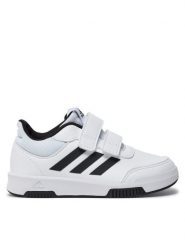 Adidas Sneakersy Tensaur Sport Training Hook and Loop Shoes GW1981 Biały. Białe buty sportowe dziewczęce Adidas, bez wzorów, ze skóry, bez zapięcia. Za 109.99 zł.