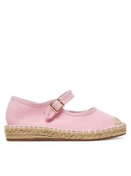 DeeZee Espadryle Q88-512-1 Różowy. Czerwone espadryle damskie DeeZee, bez wzorów, z materiału, bez obcasa, bez zapięcia. Za 59.99 zł.