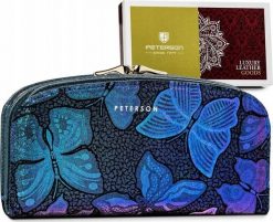 Peterson Skórzany damski portfel Peterson PTN 42123-ONBF NoSize. Portfele damskie Peterson, bez wzorów. Za 227.25 zł.