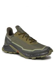 Salomon Buty do biegania Alphacross 5 Gtx GORE-TEX 473103 29 W0 Zielony. Zielone buty sportowe męskie Salomon, z gore-texu, bez zapięcia, do biegania, gore-tex. Za 399.99 zł.