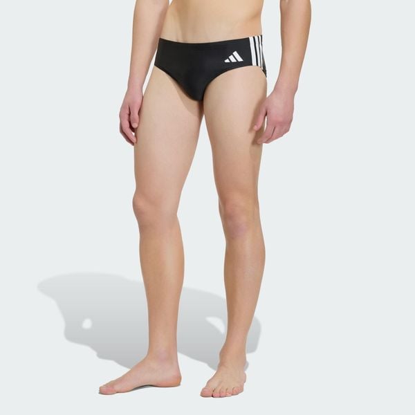 KĄPIELÓWKI 3S. Białe kąpielówki męskie Adidas, l, bez wzorów, z dzianiny, na fitness i siłownię. Za 109.00 zł.