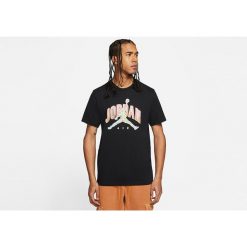 Koszulka męska nike air jordan brand crew tee black. Czarne koszulki sportowe męskie Nike, m, bez wzorów, bez kołnierzyka, bez ramiączek, do biegania. Za 149.00 zł.
