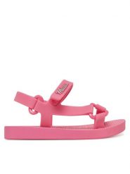 Melissa Sandały Sun Downtown Baby 35771 Różowy. Czerwone sandały dziewczęce Melissa, z tworzywa sztucznego, bez zapięcia. Za 99.99 zł.
