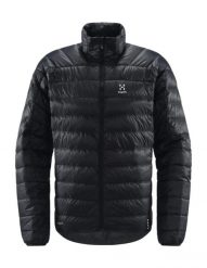 Kurtka puchowa męska Haglofs L.I.M Down Jacket. Czarne kurtki męskie Haglöfs, na jesień, l, bez wzorów, z elastanu, sportowe, bez kaptura. Za 549.00 zł.