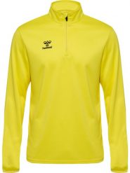 Kurtka z dresu Hummel Half. Żółte kurtki sportowe damskie Hummel, m, bez wzorów, z dresówki, bez kaptura, na fitness i siłownię. Za 215.50 zł.