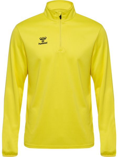 Kurtka z dresu Hummel Half. Żółte kurtki damskie Hummel, l, bez wzorów, z dresówki, bez kaptura, na fitness i siłownię. Za 167.00 zł.