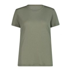 Koszulka techniczna ultralekka damska CMP. Zielone t-shirty damskie CMP, xl, bez wzorów, z materiału, sportowe, bez kołnierzyka. Za 182.50 zł.