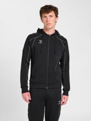 Bluza z kapturem i zamkiem błyskawicznym Hummel Move 2.0. Czarne bluzy męskie Hummel, s, bez wzorów, z bawełny, z kapturem. Za 309.20 zł.