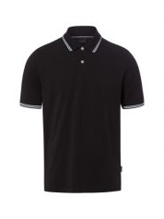 Bugatti koszulka polo Mężczyźni Bawełna (100%) czarny, L. Czarne koszulki polo męskie Bugatti, l, bez wzorów, z bawełny, eleganckie, bez ramiączek. Za 199.95 zł.