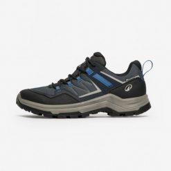 Second Life - Buty turystyczne męskie Quechua MH100 wodoodporne - Stan Doskonały. Czarne trekkingi męskie QUECHUA, outdoorowe. Za 186.99 zł.